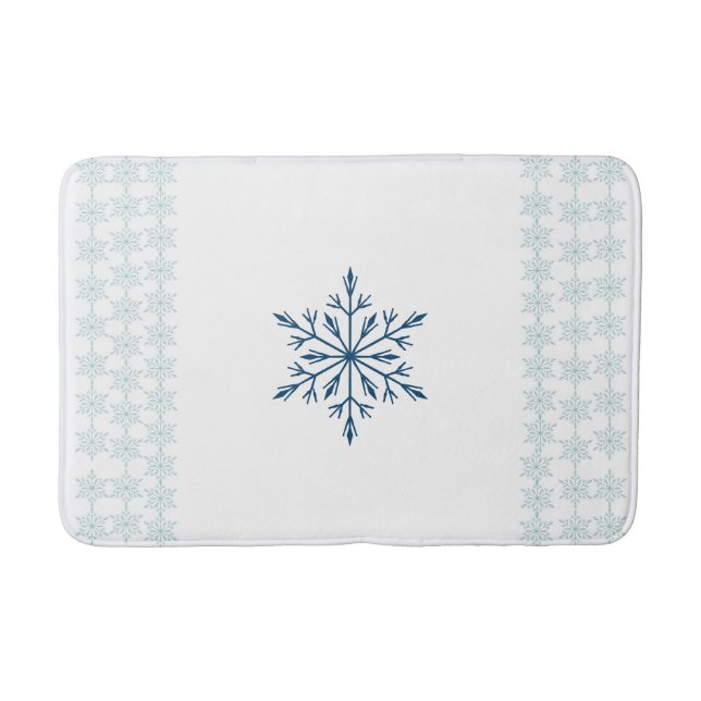 Tapete De Banheiro Chill & Cozy Snowflake Bath Mat (Frente)