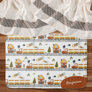 Tapete De Banheiro Choo Choo Train Pattern Little Kid Name Bathroom