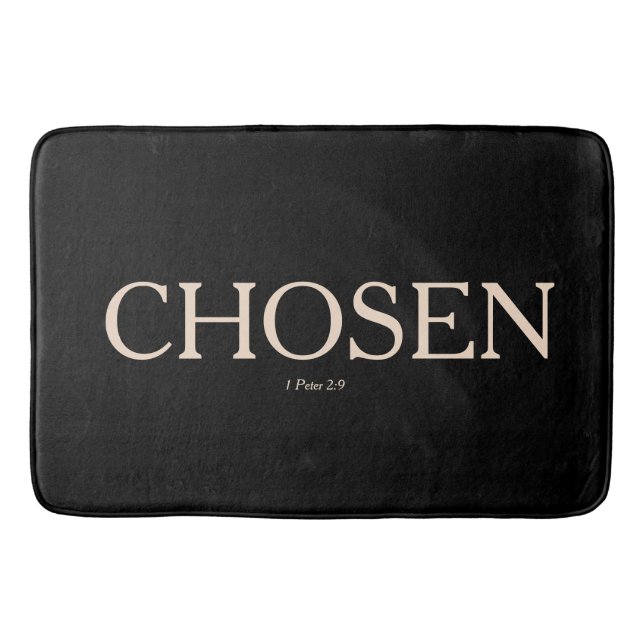 Tapete De Banheiro "CHOSEN" Bath Mat (Frente)
