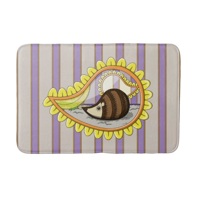 Tapete De Banheiro Chrissy, Hedgehog Bath Mat (Frente)