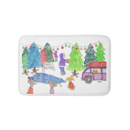 Tapete De Banheiro Christmas Trees for Sale