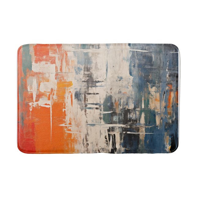 Tapete De Banheiro Chromatic Crossroads Abstract Digital Painting (Frente)