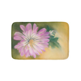 Tapete De Banheiro Chrysanthemum Pink e Cream Pastel Floral