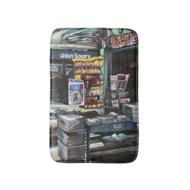 Tapete De Banheiro Chrysocolia Morning, Union Square, NYC (Frente Vertical)