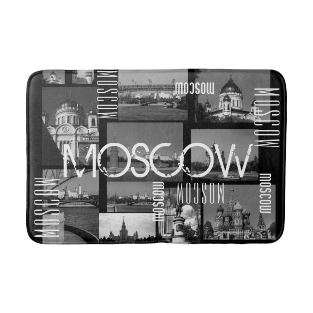 Tapete De Banheiro Cidade da Catedral de Moscou, Rua Basil (Frente)