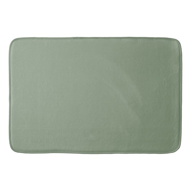 Tapete De Banheiro Cinza Green Bath Mat (Frente)