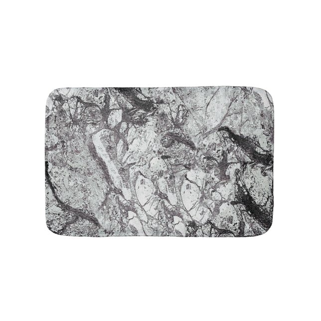Tapete De Banheiro Cinza Marble Look (frente)