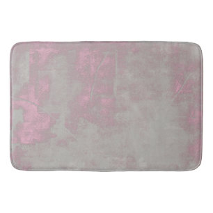 Tapete De Banheiro Cinza Rosa Rustic Mallow, Abstrato, n.º 42