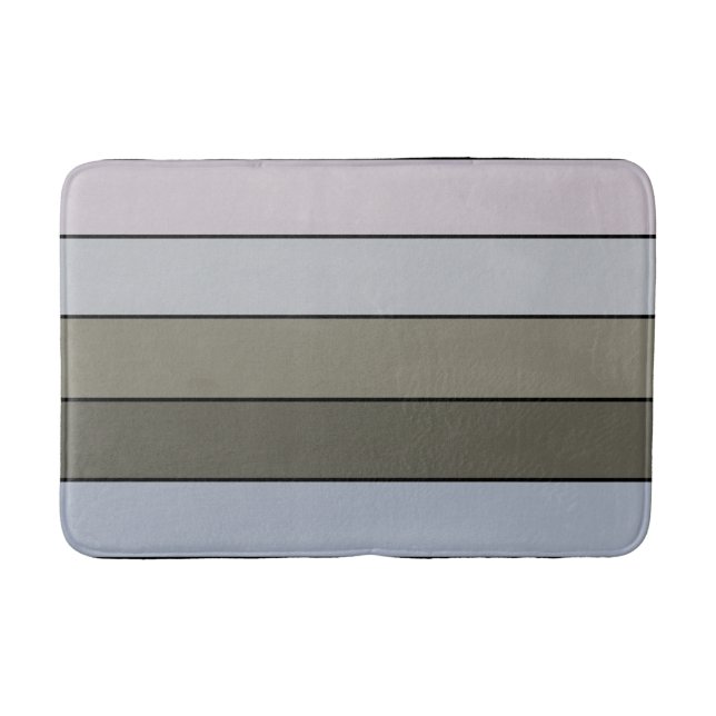 Tapete De Banheiro Cinzentos Cinzentos E Estrias Pretas Em Papel De A (Frente)