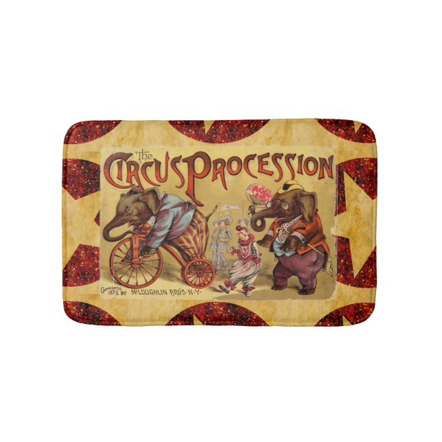 Tapete De Banheiro Circus Bath Mat (frente)