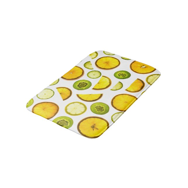 Tapete De Banheiro Citrus Fruta Bath Mat (Angulado)