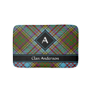 Tapete De Banheiro Clan Anderson Tartan Bath Mat