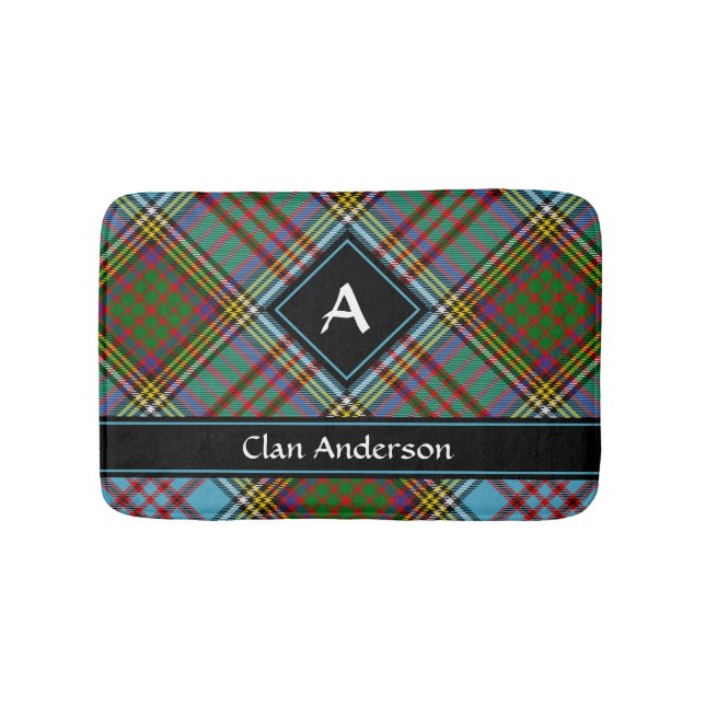 Tapete De Banheiro Clan Anderson Tartan Bath Mat (frente)