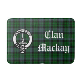 Tapete De Banheiro Clan Mackay Crest Crachá e Tartan