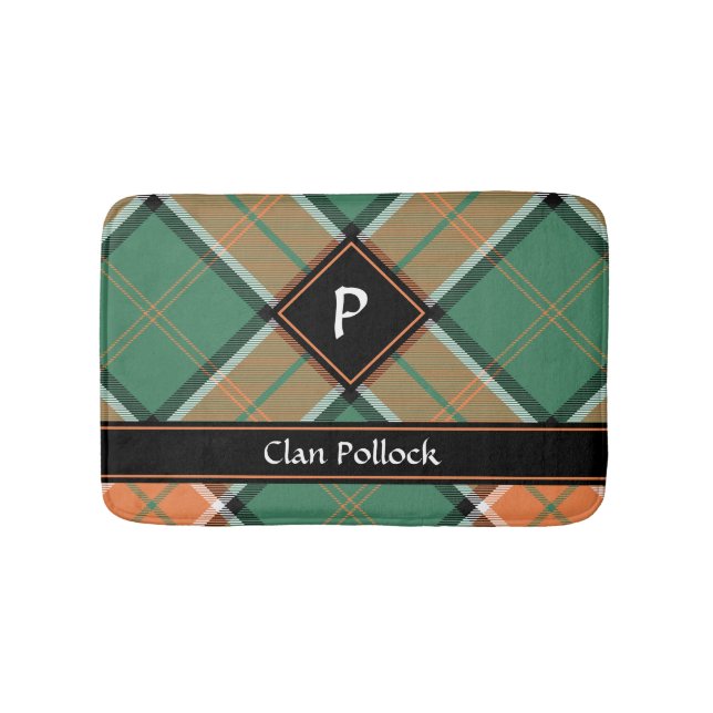 Tapete De Banheiro Clan Pollock Tartan Bath Mat (frente)