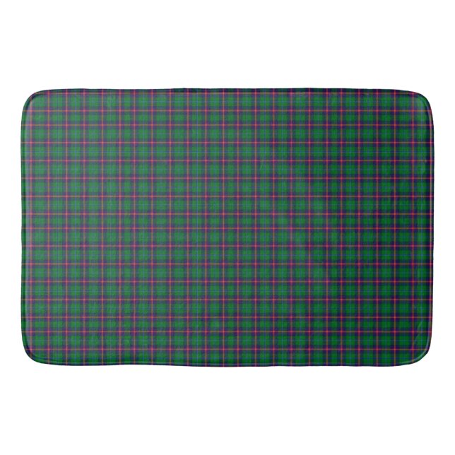 Tapete De Banheiro Clan Young Tartan Xadrez (Frente)