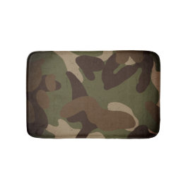 Tapete De Banheiro Classic Military Camouflage Pattern