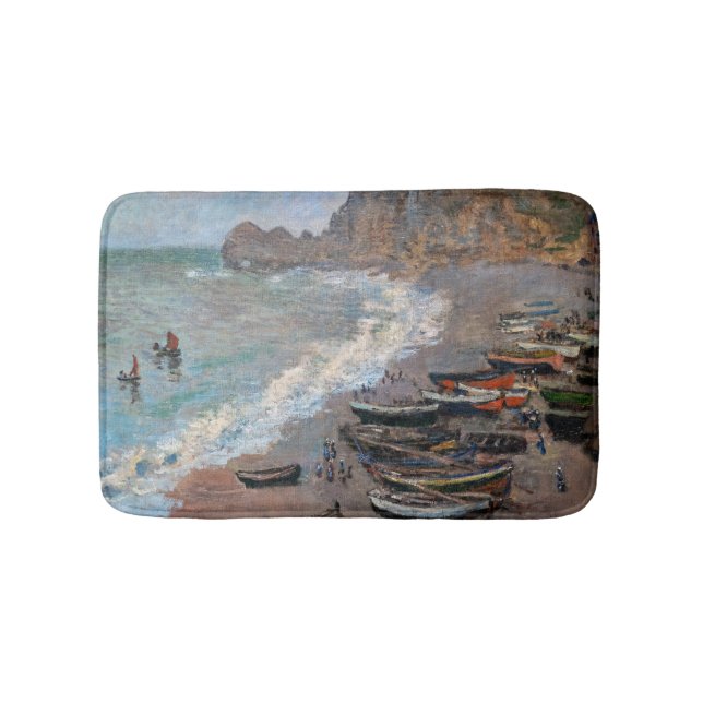 Tapete De Banheiro Claude Monet - A praia em Etretat (frente)