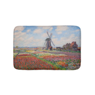 Tapete De Banheiro Claude Monet - Campo das Tulipas na Holanda
