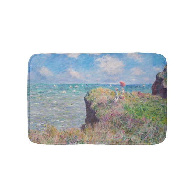 Tapete De Banheiro Claude Monet - Cliff Walk em Pourville (frente)