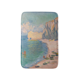 Tapete De Banheiro Claude Monet - Etretat: Praia e Falaise d'Amont