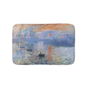 Tapete De Banheiro Claude Monet Impression Nascer do Sol 1872 Porto A