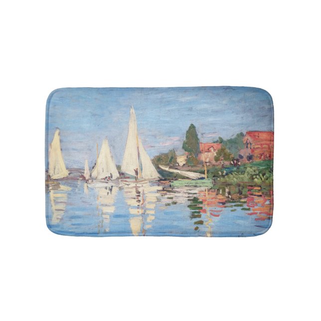 Tapete De Banheiro Claude Monet - Regattas em Argenteuil (frente)