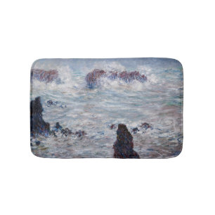 Tapete De Banheiro Claude Monet - Tempestade ao largo da costa de Bel