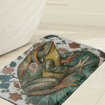 Cloisonne Frog on Lily Pad