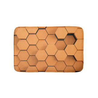 Tapete De Banheiro Cloridona Laranja Queimada Moderna Contemporânea H