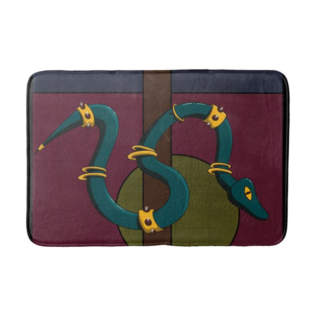 Tapete De Banheiro Cobra Sticker Carré (Frente)