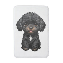 Tapete De Banheiro Cockapoo Preto