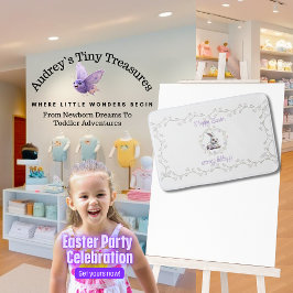 Tapete De Banheiro Coelhinho de Páscoa com Cesta de Banho de Ovos