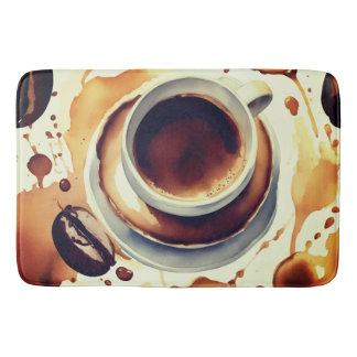 Tapete De Banheiro Coffee time Bath Mat
