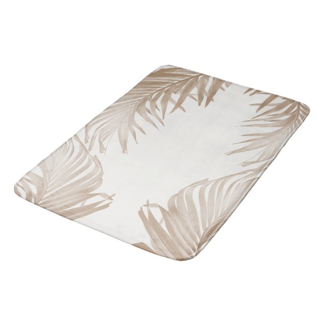 Tapete De Banheiro Colagem de Palmas de Caribe Lush 3 (Angulado)