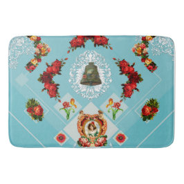 Tapete De Banheiro Colagem de Vintage