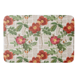 Tapete De Banheiro Coleção de Ilustrações do Patrimônio Rosa Vitorian