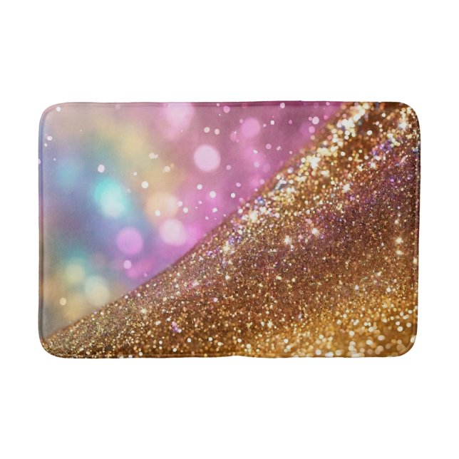Tapete De Banheiro Coleção Holográfica Popular Opal da Glitter (Frente)