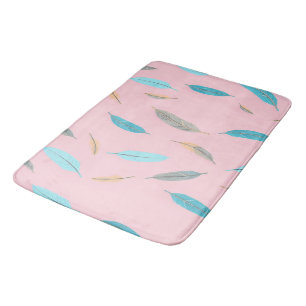 Tapete De Banheiro Coleção Luxuosa Boho da Popular Feathers