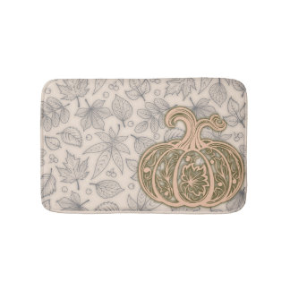 Tapete De Banheiro Colheita De Pumpkin - Banheira De Pêssego Quente