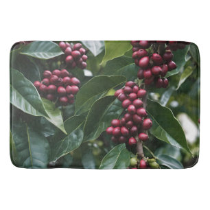 Tapete De Banheiro **"Colheita em Sangue: Feijão de Café na Árvore"**