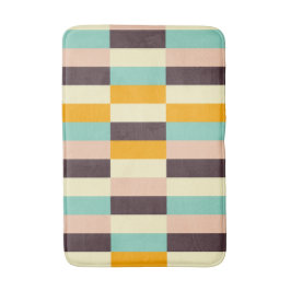 Tapete De Banheiro Colorful geometric pattern with vertical stripes 