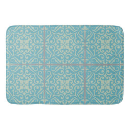 Tapete de Banheiro com Padrão de Azulejos do Velho