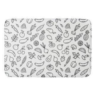 Tapete De Banheiro Comida na mesa