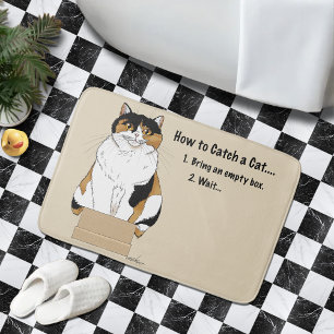 Tapete De Banheiro Como pegar um gato
