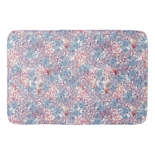Tapete De Banheiro Composição de Aquarela Subaquático Série Design 5