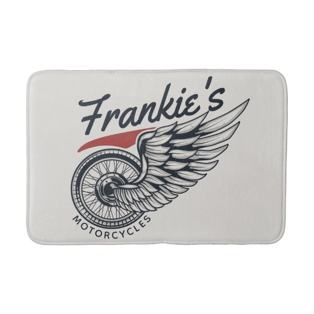 Tapete De Banheiro Compro Personalizado de Pneus-Pneus-Biker (Frente)