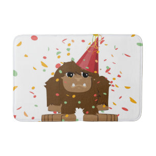 Tapete De Banheiro Confetti Party Sasquatch Bigfoot
