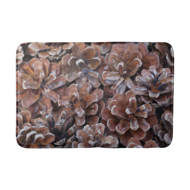 Tapete De Banheiro Conjunto de cones do pinho (Frente)