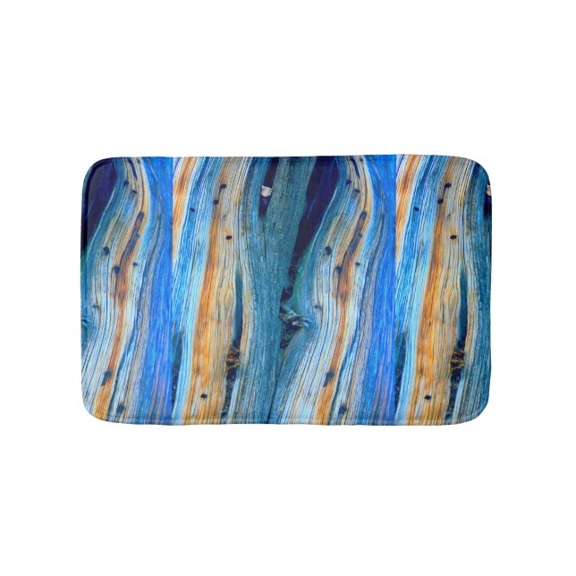 Tapete De Banheiro conselhos de celeiros azuis (frente)